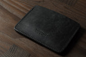 Lean Card Case . Black Raw