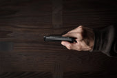 Lean Card Case . Black Raw