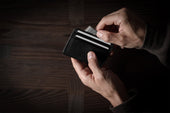 Lean Card Case . Black Raw