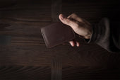 Lean Card Case . Deep Brown