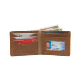 Leather Bifold Wallet Texas Rangers