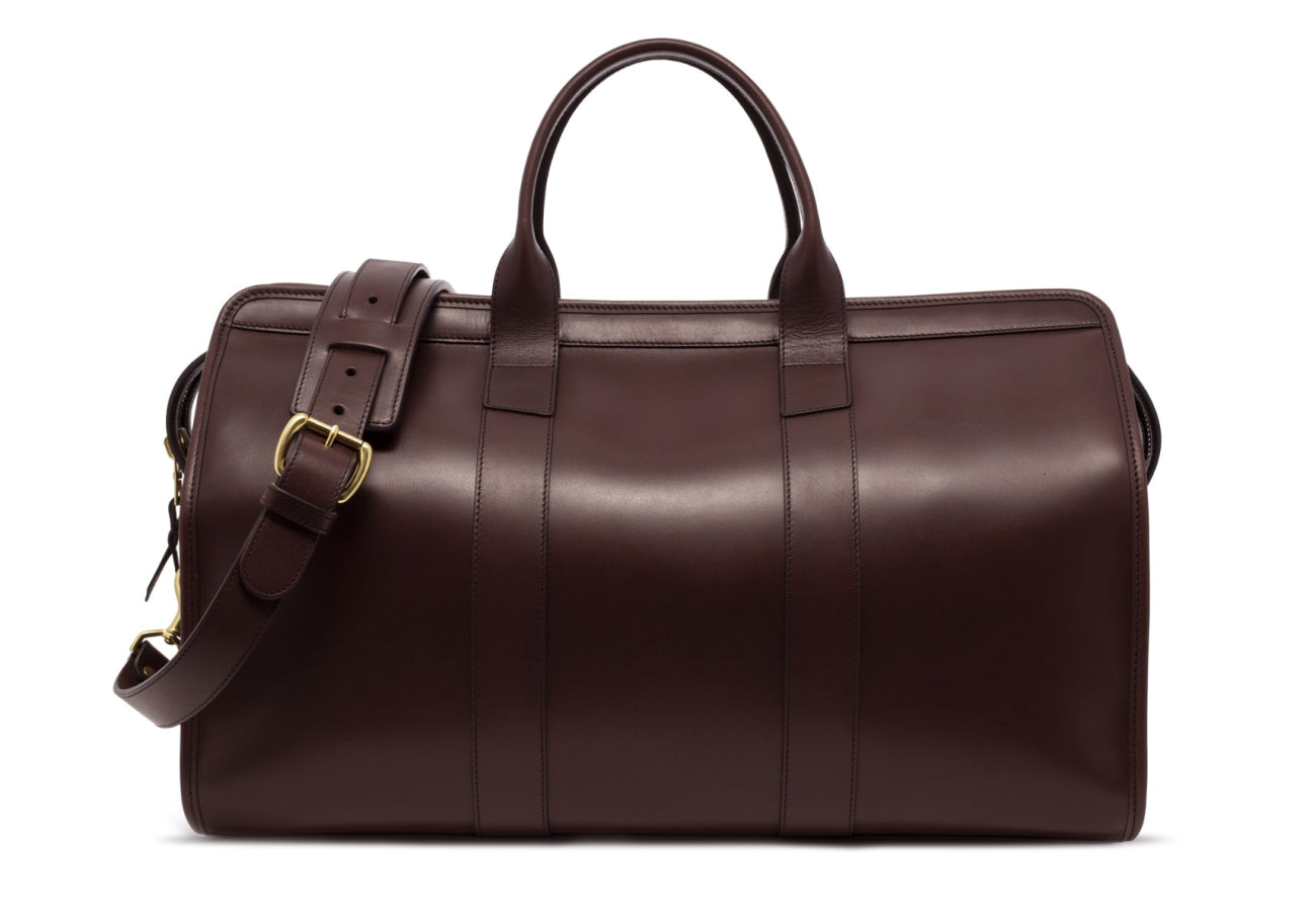 Signature Travel Duffle -Chocolate-Unlined