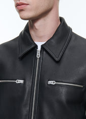 Calfskin Leather Jacket