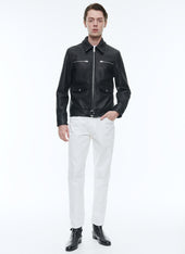 Calfskin Leather Jacket