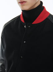 Lamb Leather And Wool Jacket