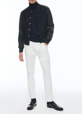 Lamb Leather And Wool Jacket
