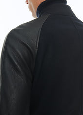 Lamb Leather And Wool Jacket