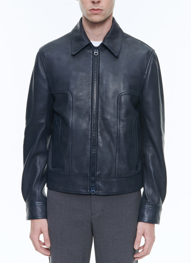 Lamb leather jacket