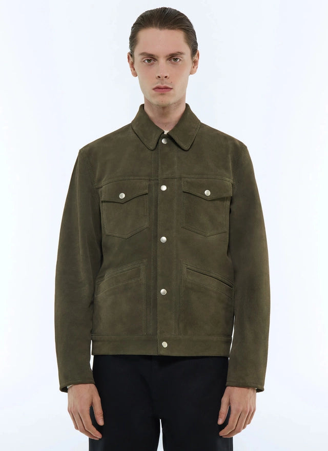 Suede Trucker Jacket