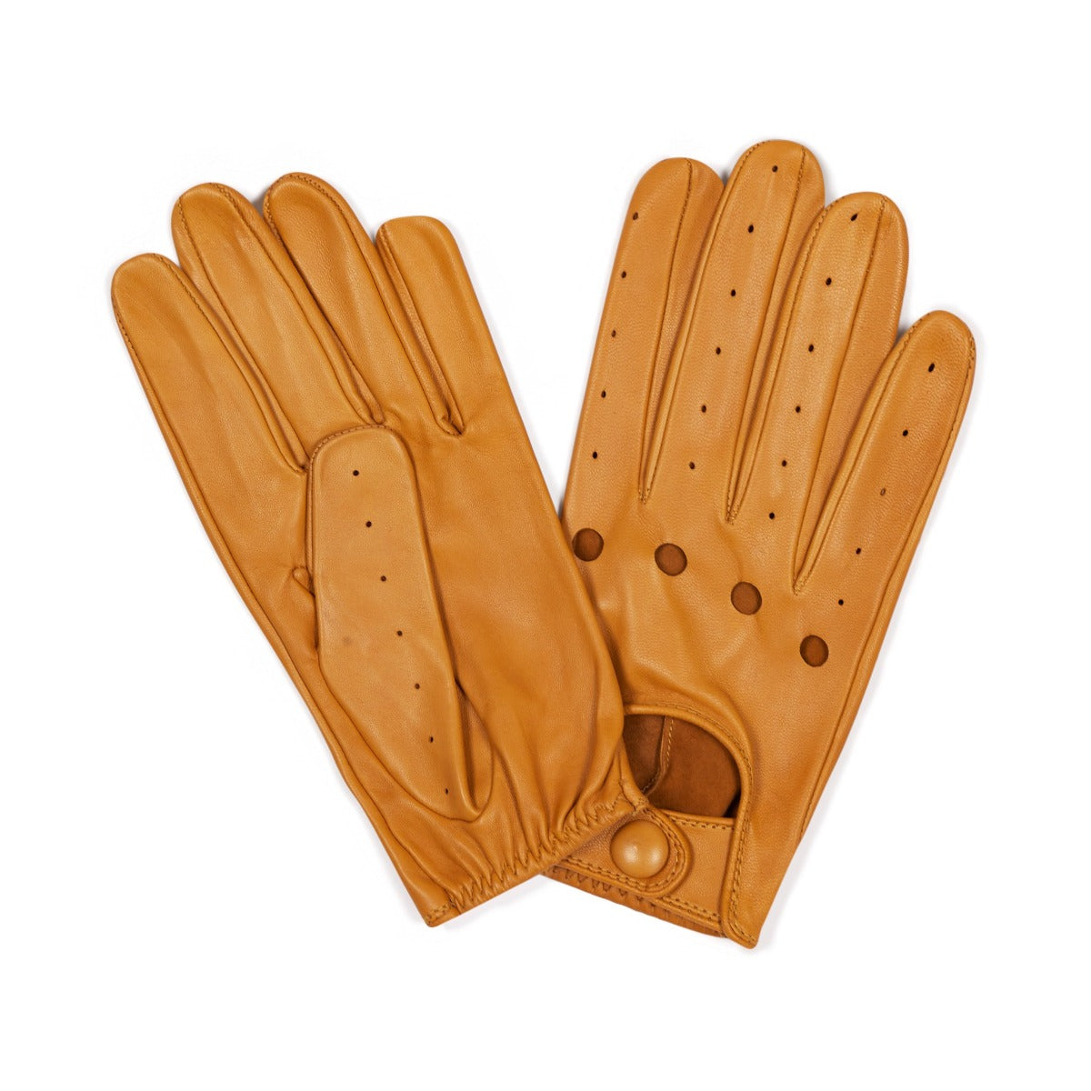 Leather Unlined Driving Gloves In