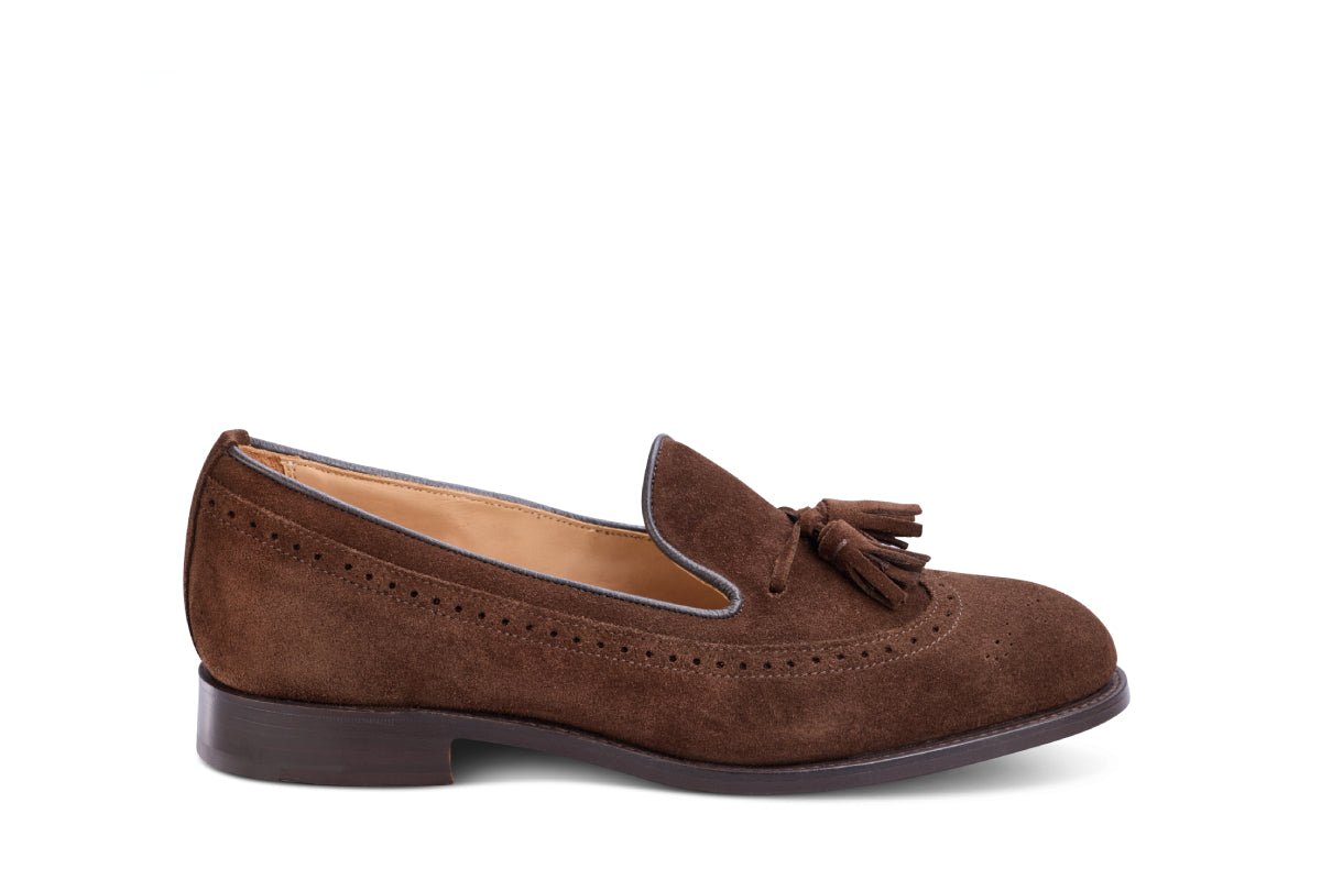 Leydon Tassel Loafer Repello Suede