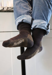 Coyote Brown Merino Wool Blend Socks