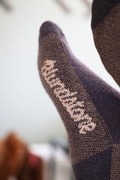 Coyote Brown Merino Wool Blend Socks