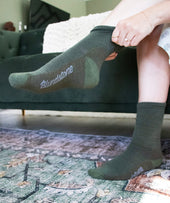 Cargo Green Merino Wool Blend Socks