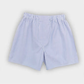 Light Blue Bengal Stripe Oxford Cotton Boxer Shorts