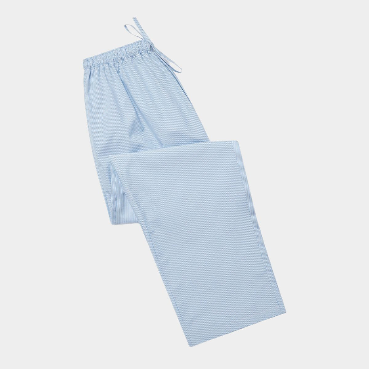 Light Bengal Stripe Cotton Poplin Pyjama Bottoms