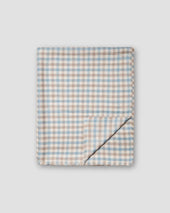 Light Three Color Check Luxury Cashmere Scarf