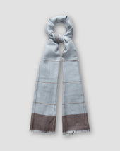 Light Blue Cashmere & Silk Scarf
