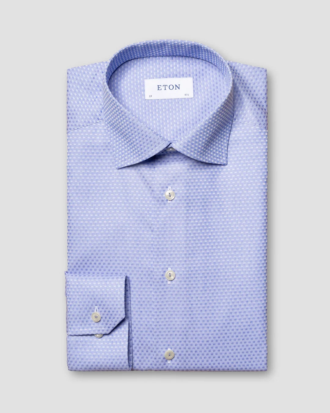Light Checked Dobby Shirt Eton