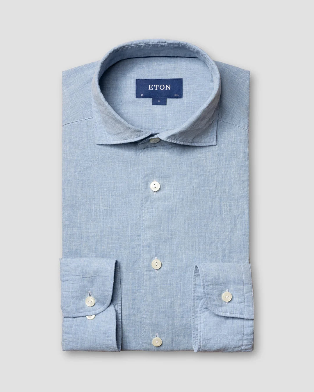 Light Cotton Linen Shirt Soft Eton