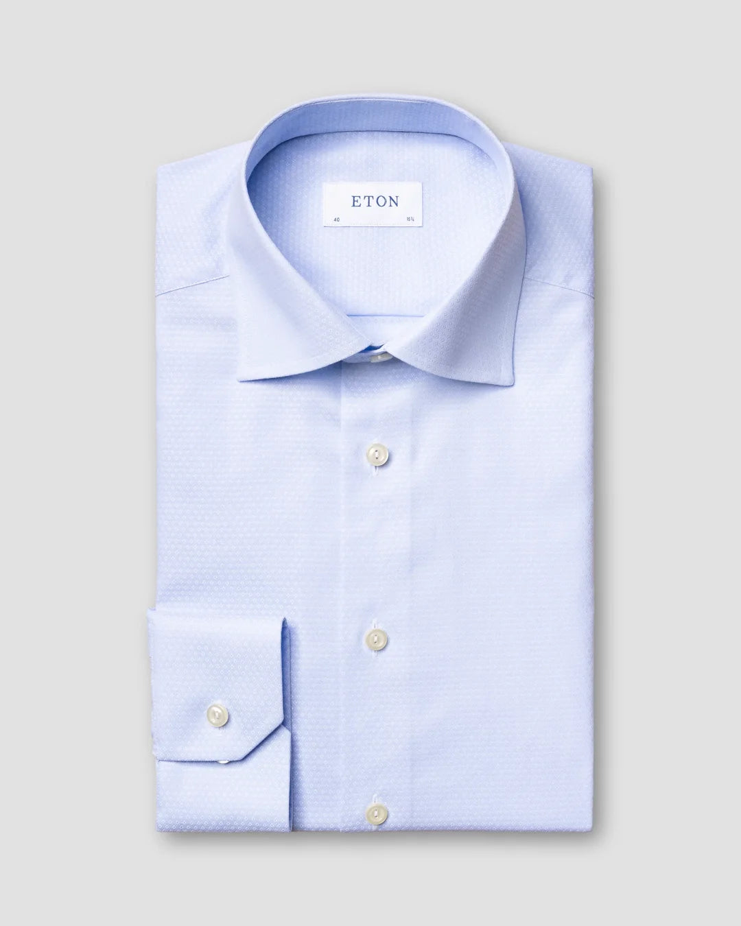 Light Diamond Weave Shirt Eton