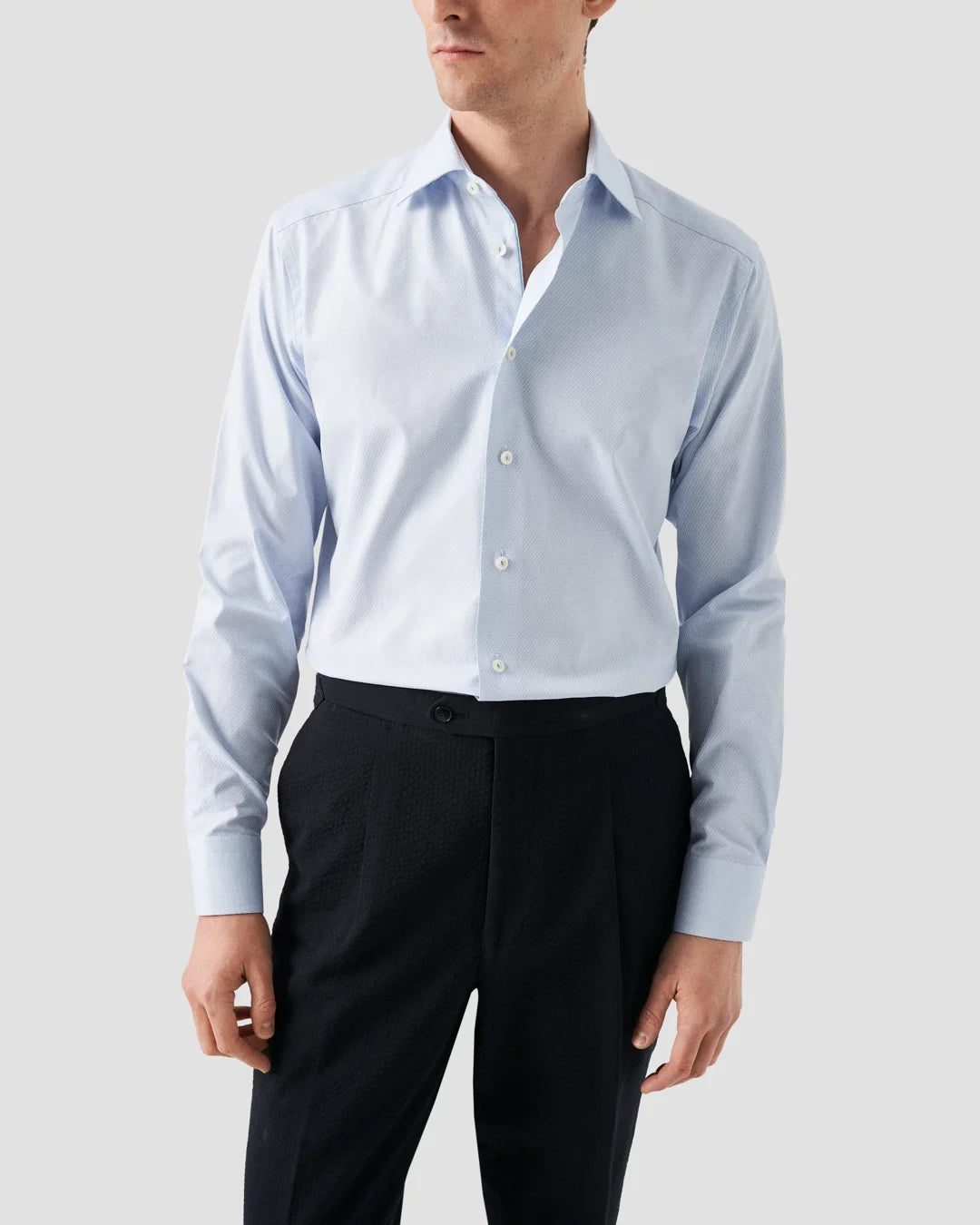 Light Signature Dobby Shirt Eton