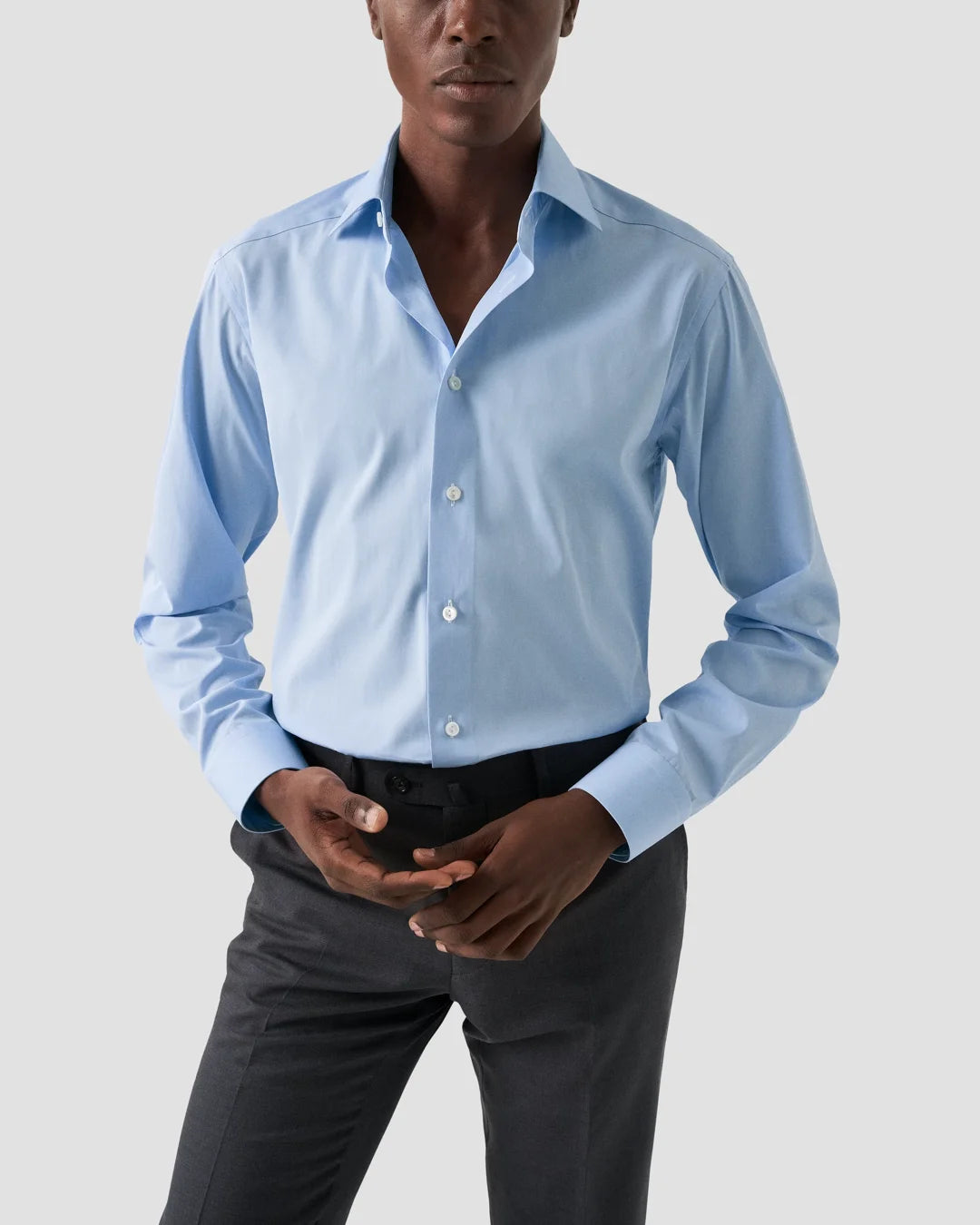 Light Fine Poplin Shirt Eton