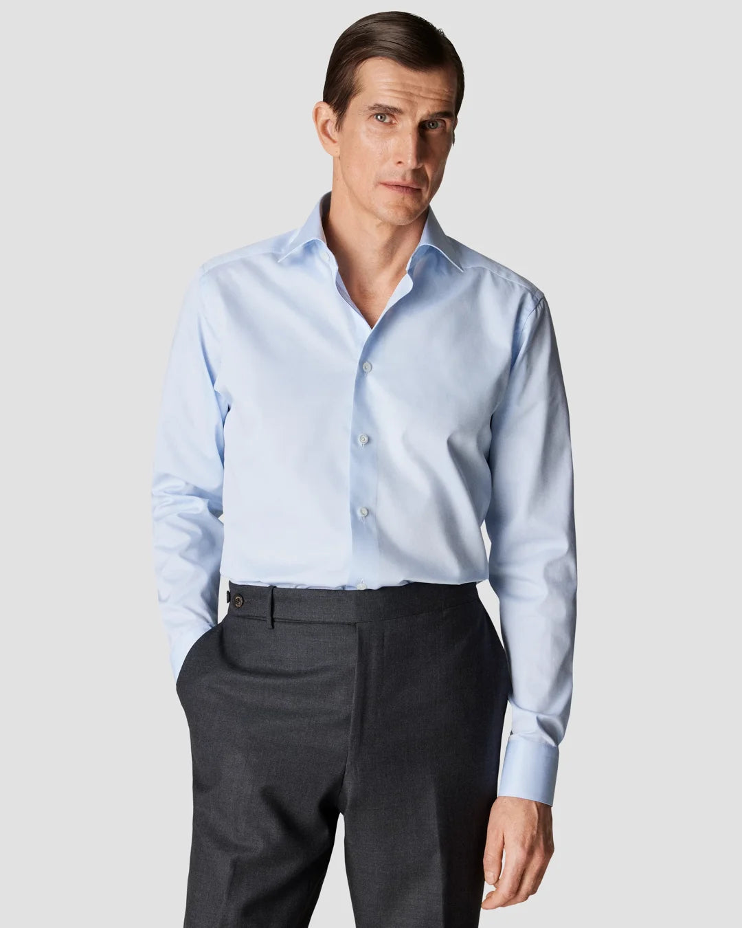 Light Fine Piqu Shirt Eton
