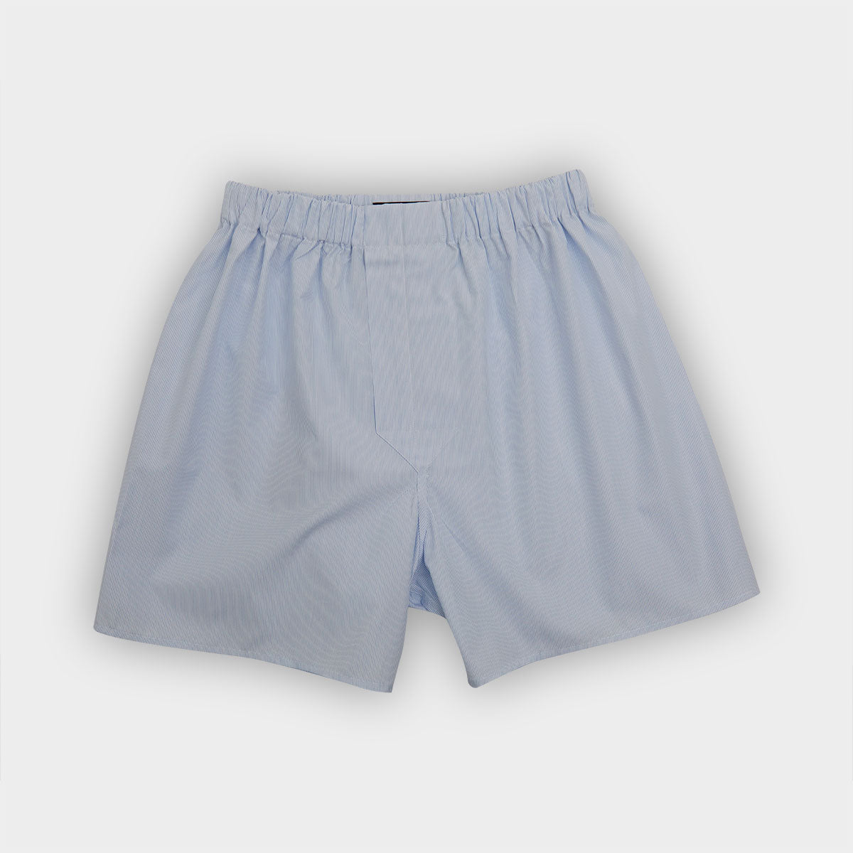 Light Fine Stripe Cotton Boxer Shorts