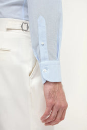 Light Basketweave Shirt Made In Italy