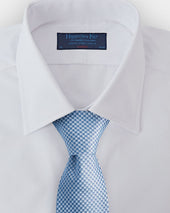 Light Houndstooth Silk Tie
