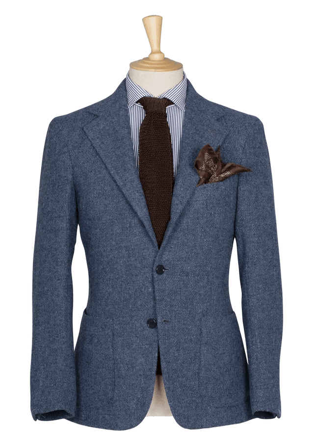 Light blue Unstructured Jacket