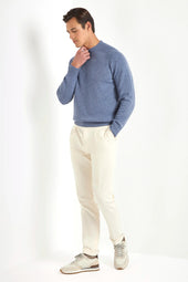 Light Mock Neck Made In Italy