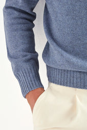 Light Mock Neck Made In Italy