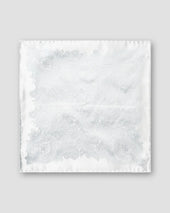 Light Paisley Print Silk Jacquard Pocket Square