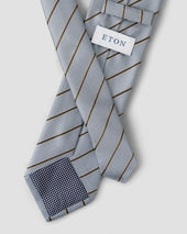 Light Striped Silk Tie