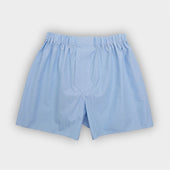 Light Blue Pinstripe Cotton Boxer Shorts