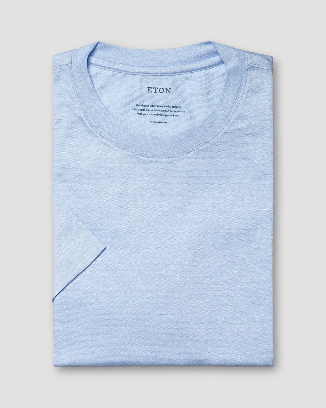 Light Cotton Linen T Shirt Eton