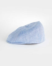 Light Plain Micro Herringbone Linen Toni Cap