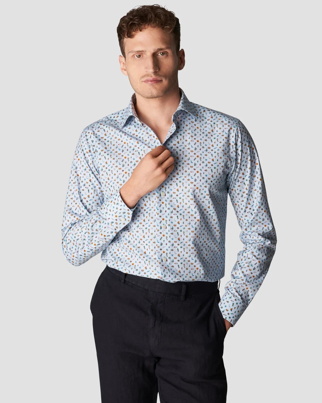Light Vegetable Shirt Eton