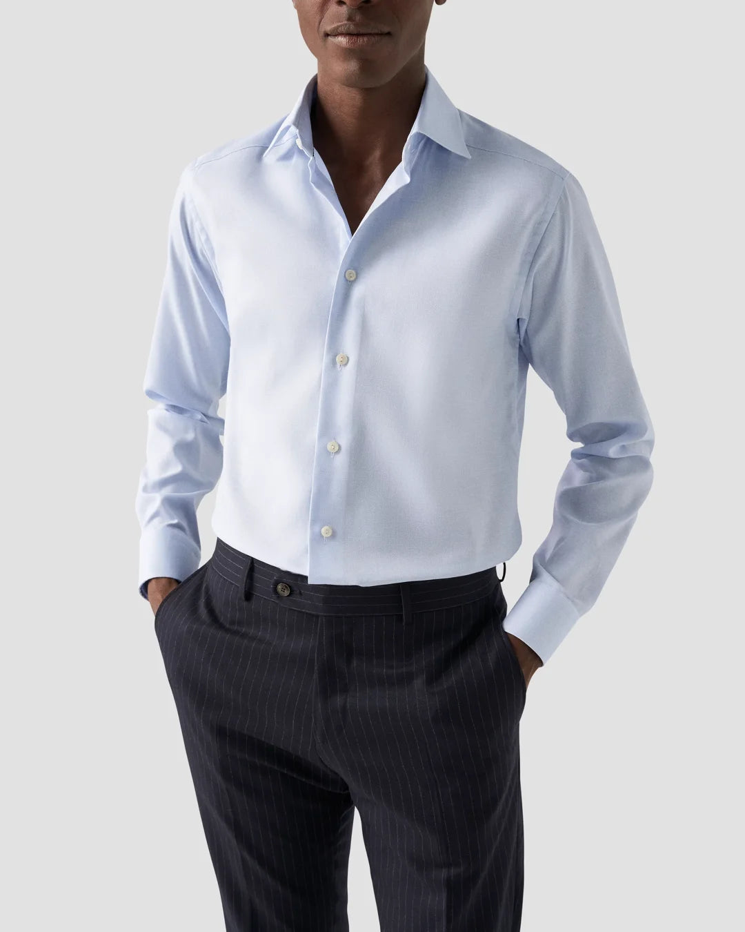 Light Royal Dobby Shirt Eton