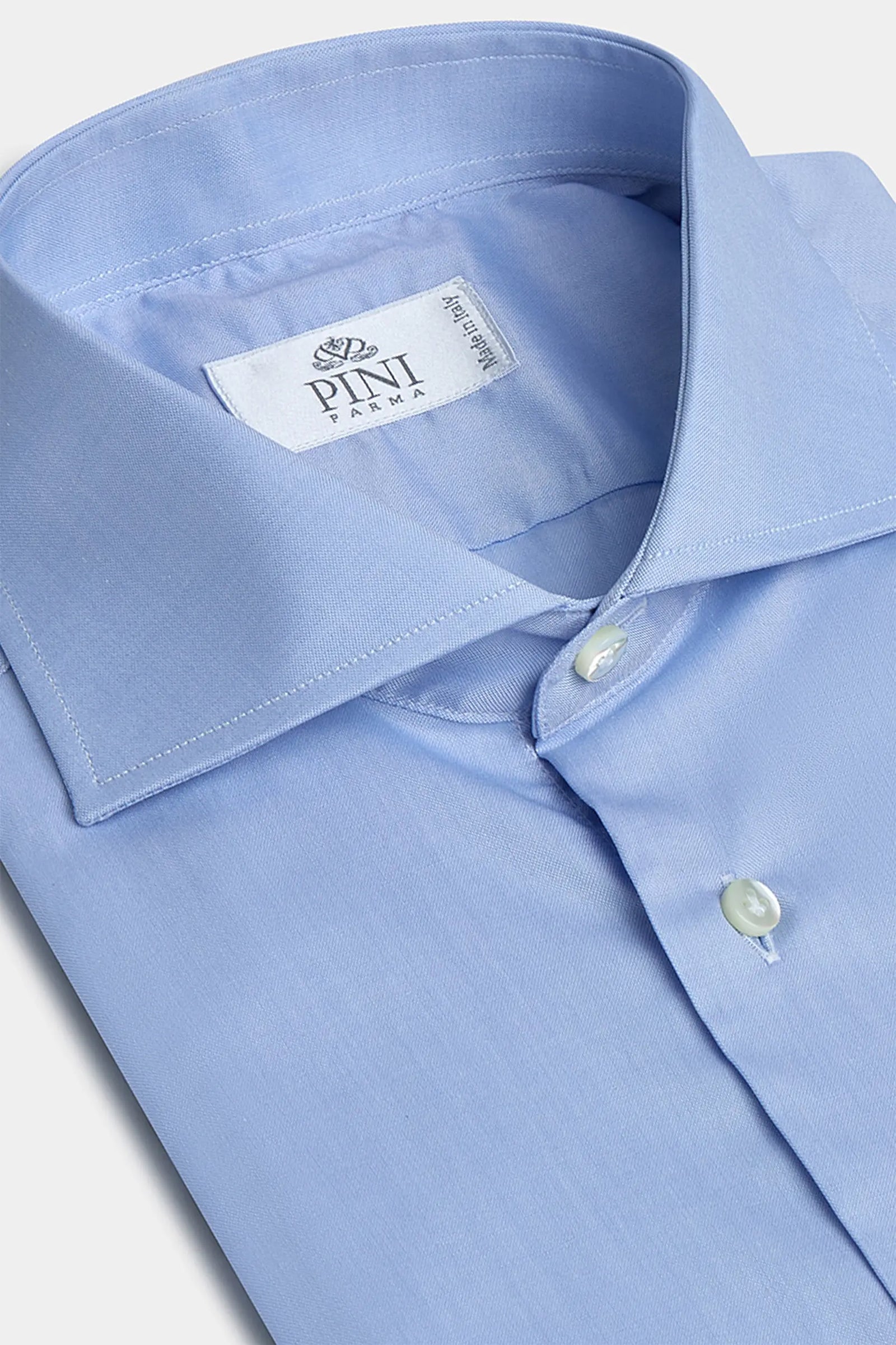Light Shirt With Double Cuff Made In Italy
