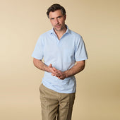 Light Short Sleeve Cotton Polo Shirt