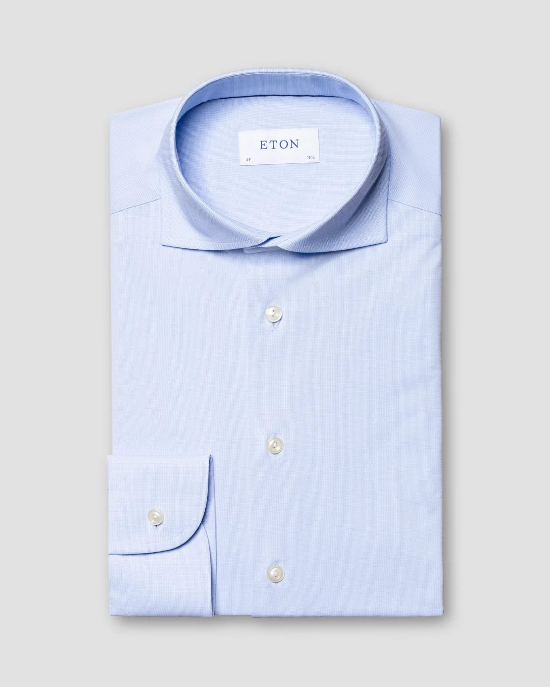Four Way Stretch Shirt Micro Pattern Eton