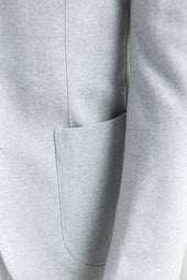 Herringbone Wool And Cashmere Suit Made In Italy