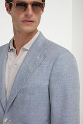 Light Wool And Linen Jacket Made In Italy