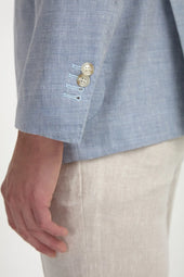 Light Wool And Linen Jacket Made In Italy