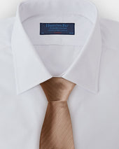 Light Brown Herringbone Silk Tie