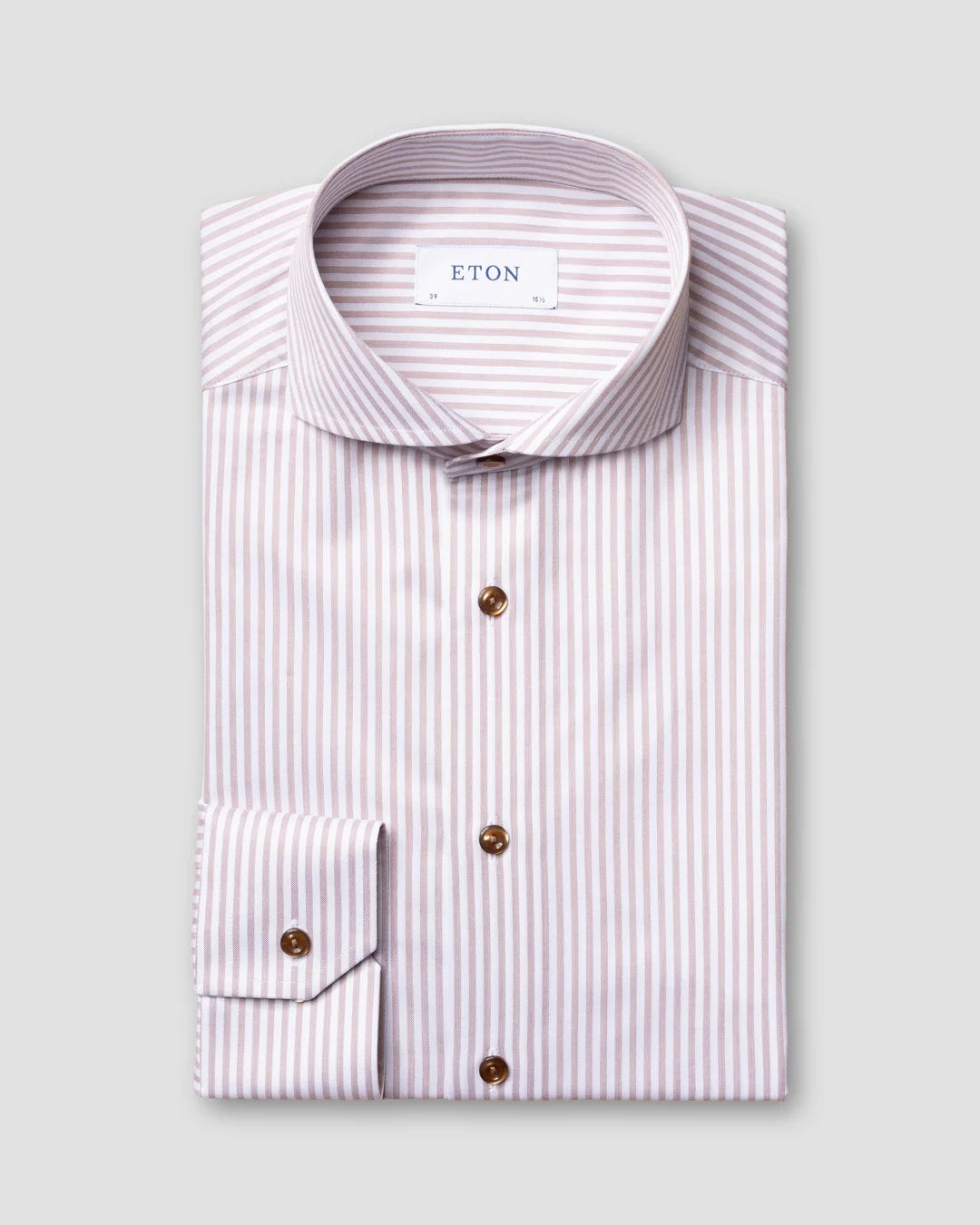 Striped Signature Twill Shirt Eton