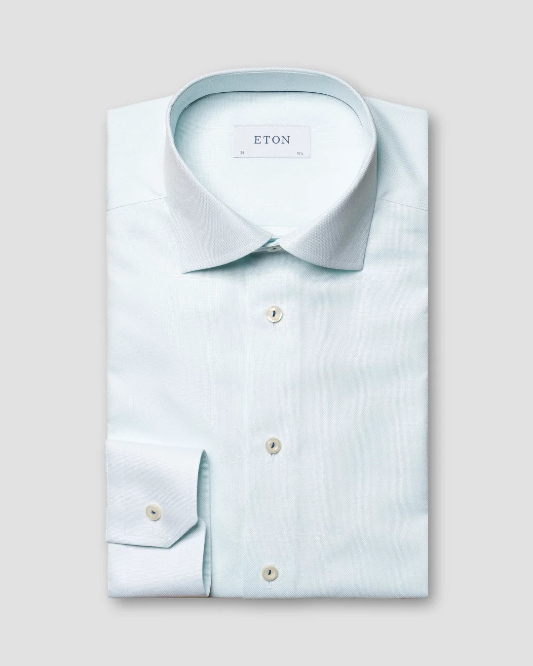 Light Green Dobby Shirt Eton